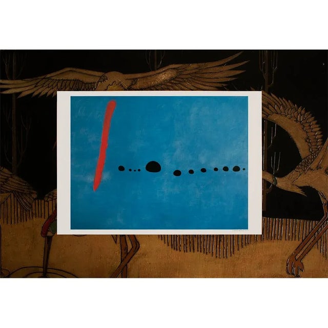1993 After Joan Miro "Blue 2", First German Edition Poster For Sale - Image 9 of 12