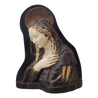 Spanish School, Virgin, 1920s, Plaster For Sale
