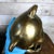Metal Vintage Mid-Century Brass Panda Bear Eating Bamboo Home Decor Heavy Statue For Sale - Image 7 of 14