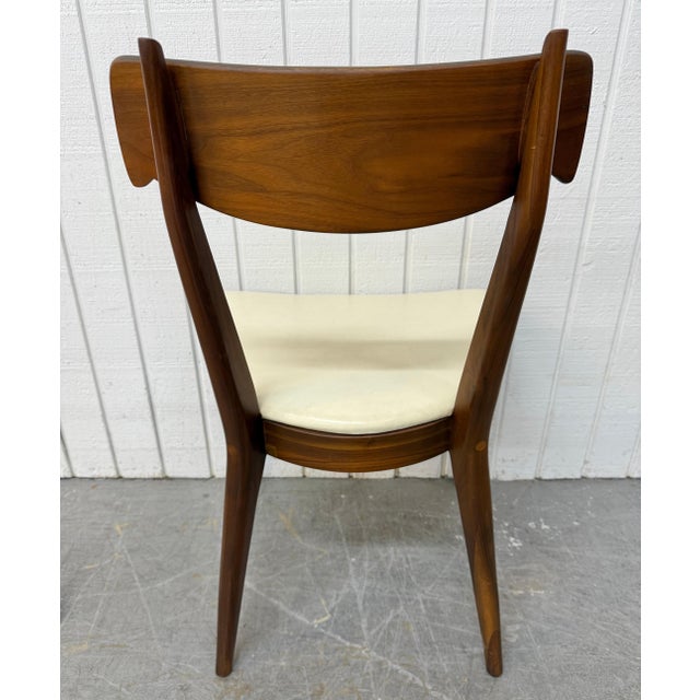 Mid-Century Modern Drexel Declaration Walnut Dining Chairs - Set of 5 For Sale - Image 9 of 9