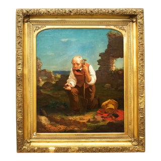 "The Relic Hunter" (1854) by Charles F. Blauvelt (American, 1824-1900) For Sale
