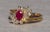 The Carboor: Natural Ruby and Diamond Ring in Yellow Gold For Sale - Image 4 of 10
