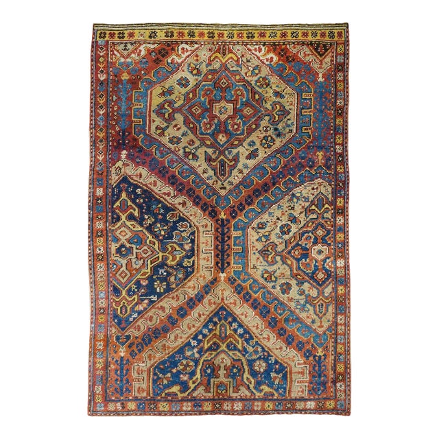 Antique Oushak Rug 5'9'' X 8'11'' For Sale