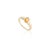 Art Deco 14k Yellow Gold Oval Citrine Chunky Pave Diamond Ring Size 7 For Sale - Image 3 of 12
