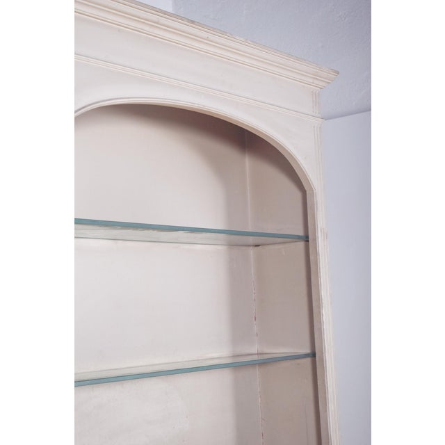White Painted 2-Door Bookcase, 1890s For Sale - Image 3 of 15