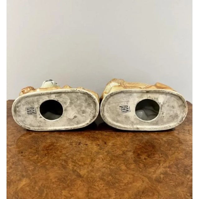 Antique Victorian Staffordshire Lions, 1880, Set of 2, Set of 2 For Sale - Image 3 of 6