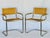 Mid-Century Modern Mid Century Mart Stam Style Leather and Chrome Armchairs - A Pair For Sale - Image 3 of 17