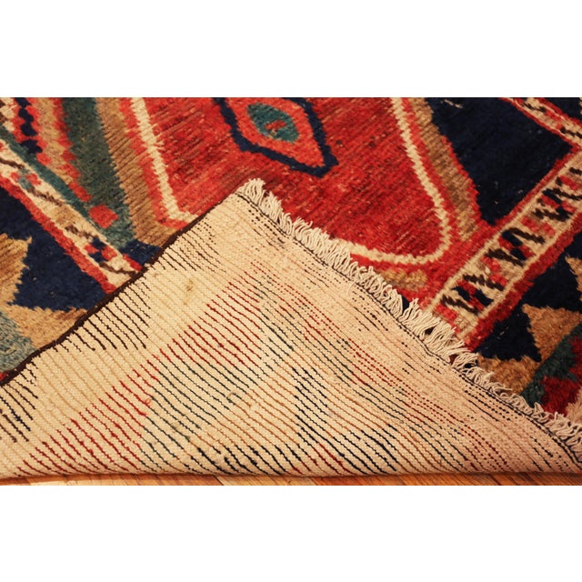 Nazmiyal Collection Vintage Persian Gabbeh Rug For Sale - Image 9 of 9