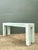 Vintage Linen Buon Fresco Faux Finished Console Table in Venetian Green For Sale - Image 9 of 12