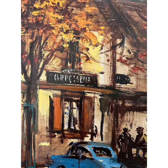 Sergio Cecchi, Paysage, Genève, Oil on Canvas, Framed For Sale - Image 7 of 13