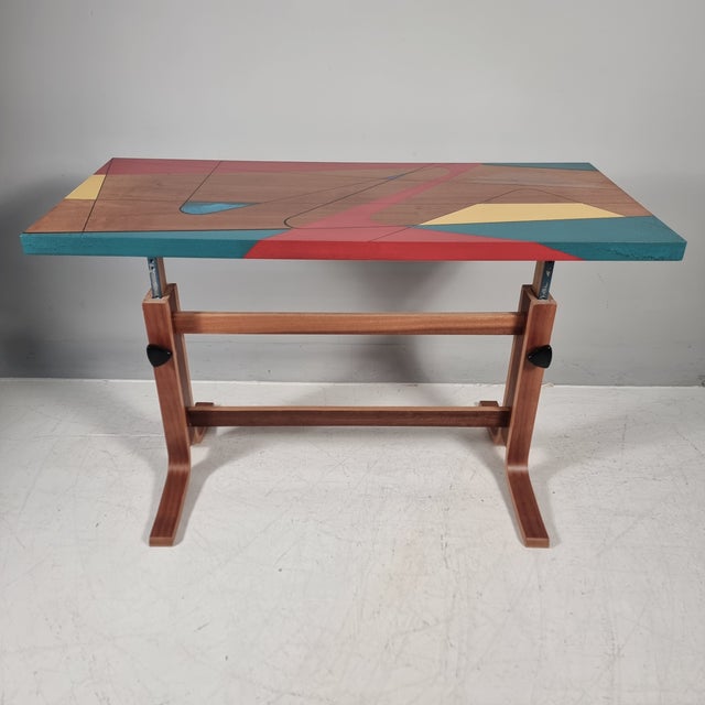1970s Vintage Beech Table, 1970s For Sale - Image 5 of 11