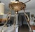 Large French Directoire Style Alabaster Pendant Chandelier For Sale - Image 12 of 17