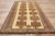 Tan Mid 20th Century Vintage Persian Shiraz Rug, 03'09 X 07'01 For Sale - Image 8 of 10