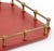 Modern Brass Galleried Wood Serving Trays, 2 For Sale - Image 4 of 8