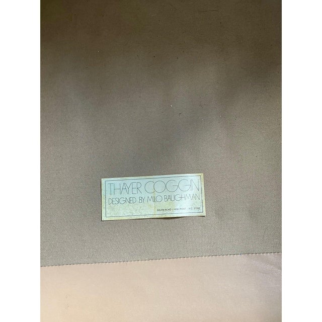 Late 20th Century Vintage Boho Milo Baughman for Thayer Coggin Case Lounge Chairs - A Pair For Sale - Image 5 of 9