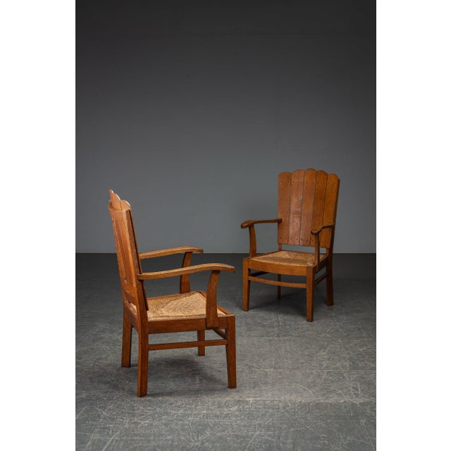 Rustic Armchairs, 1940s, Set of 2 For Sale - Image 5 of 17