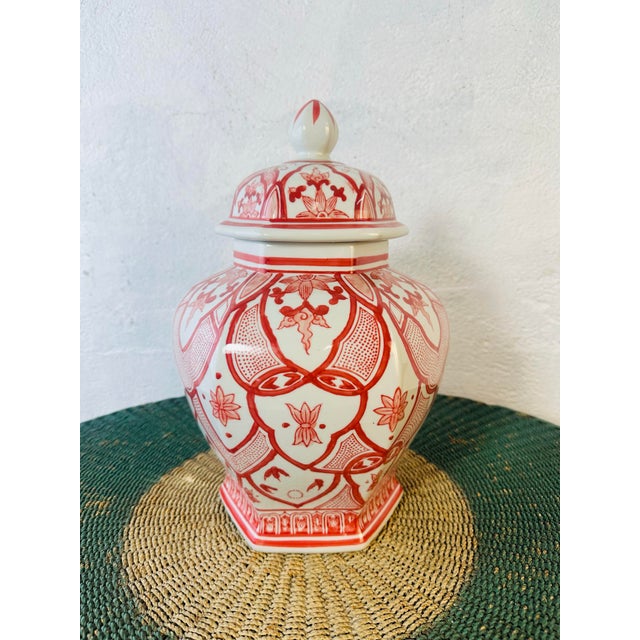 Chinoiserie Ginger Jar For Sale - Image 4 of 7