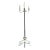 Antique 19th Century French Gothic Revival Bronze Candelabra Floor Lamp For Sale
