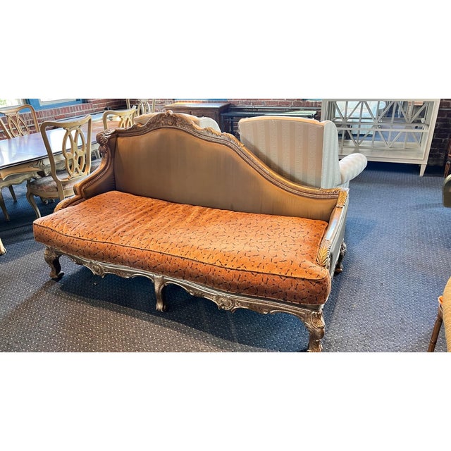 Rococo Oro Chaise Sofa For Sale - Image 3 of 11