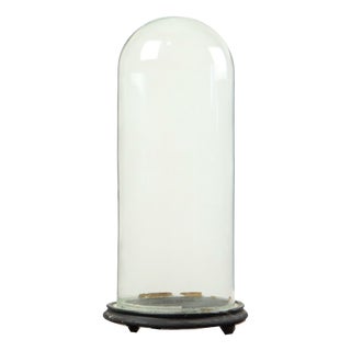 Antique Mouth-Blown Glass Dome Globe, 1890s For Sale
