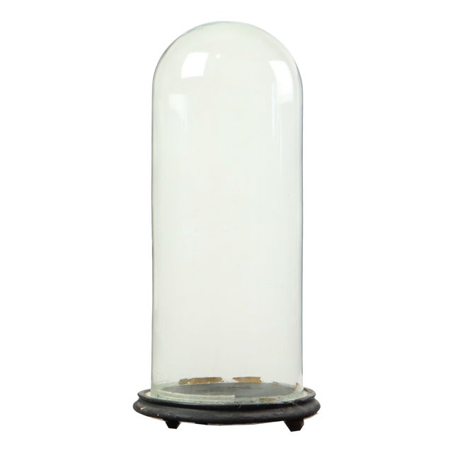 Antique Mouth-Blown Glass Dome Globe, 1890s For Sale