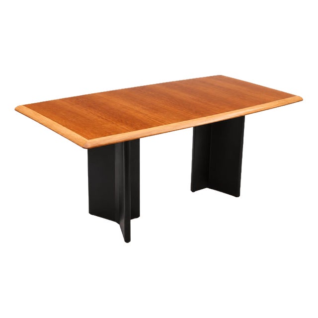 Vintage MDF Wood Dining Table, 1990s For Sale