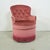 Boudoir Cocktail Chair in Pink Velvet, 1980s For Sale - Image 10 of 10