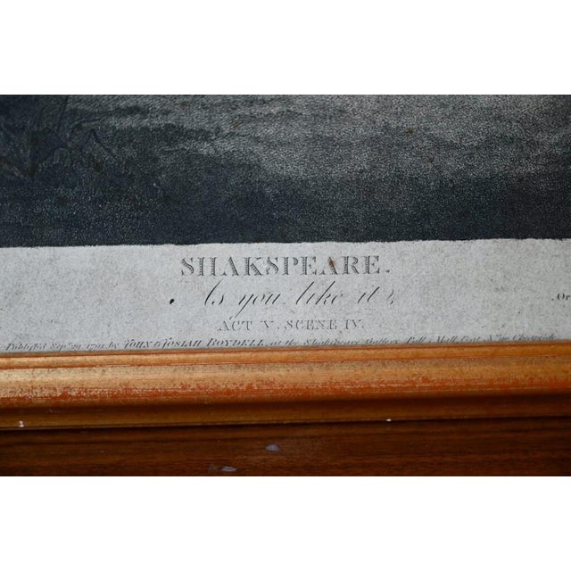 Peter Simon after Wiliam Hamilton, Shakespeare's As You Like It, 1790s, Lithograph For Sale - Image 5 of 12
