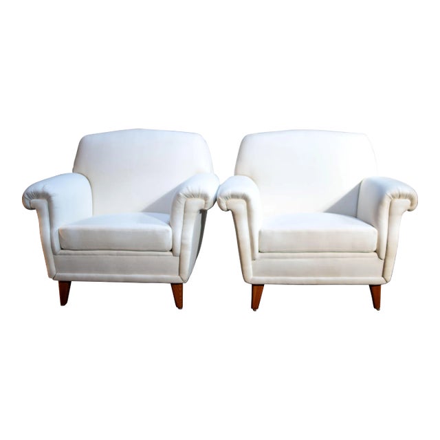Pair of Scandinavian Modern Broderna Anderssons Arm Chairs - Com Ready For Sale