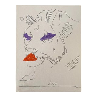 1970’s Signed Andy Warhol Lithograph Pop Art For Sale