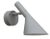 Arne Jacobsen Aj 50 Outdoor Wall Light for Louis Poulsen in Grey For Sale