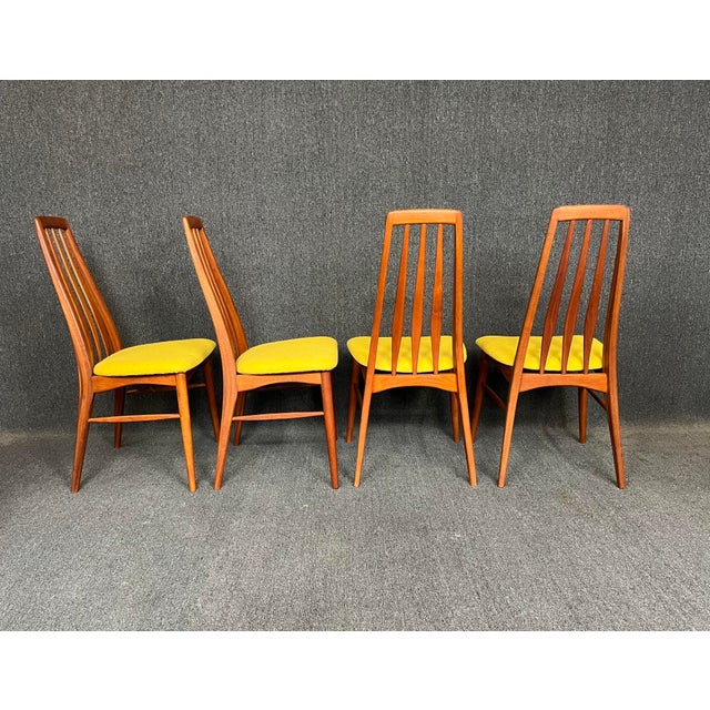 Mid-Century Modern 1960s Vintage Mid Century Danish Teak Dining Chairs by Koefoeds Hornslet - Set of 4 For Sale - Image 3 of 7