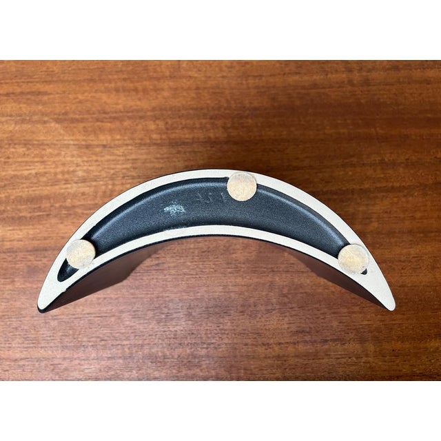 Postmodern Minimalist Ceramic Crescent Vase from Asa Selection, 1980s For Sale - Image 12 of 18