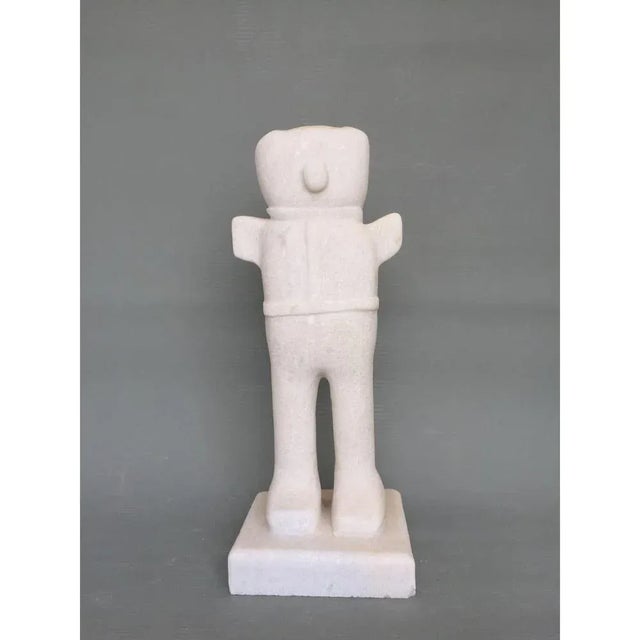 Comedy and tragedy of the animal marble sculpture by tom von kaenel dimensions: d18 x w19 x h49 cm materials: marble tom...