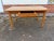 Amish Vintage Handcrafted Solid Oak Dining Table With One Drawer. For Sale - Image 4 of 10