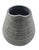 Vase with Organic Shape and Anthracite Textured Finish, Italy, 1970s For Sale - Image 4 of 9