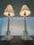 Plastic Contemporary Column Table Lamps, Pair For Sale - Image 7 of 12