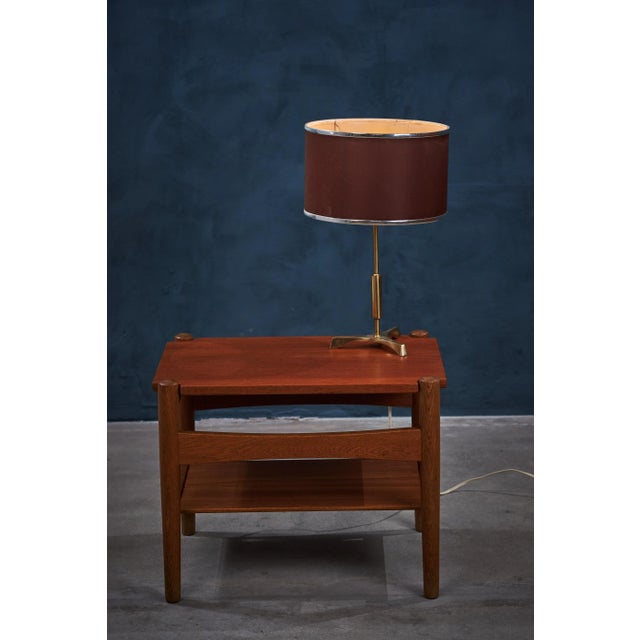 Mid-Century Modern Danish Table Lamp by Jo Hammerborg for Fog and Mørup, 1960s For Sale - Image 3 of 8