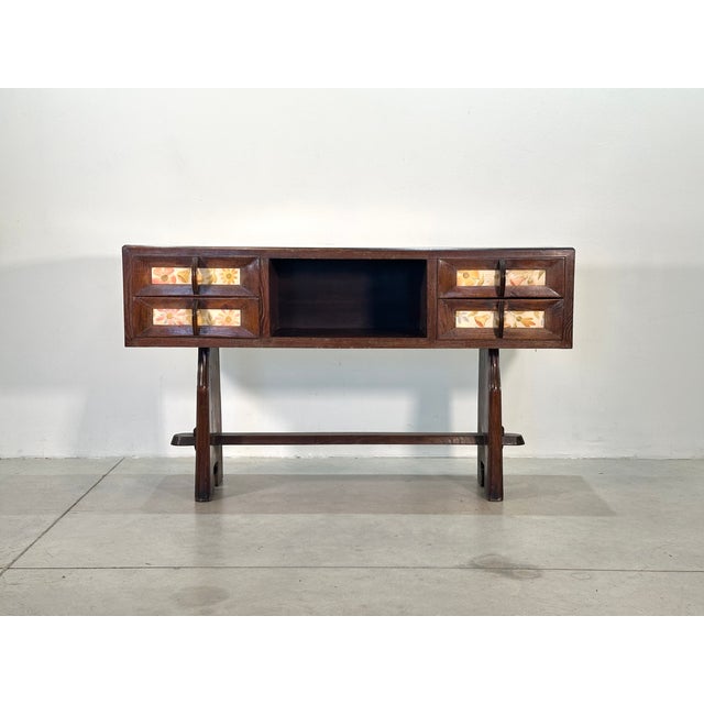 Rustic Rustic Chestnut Cabinet, 1940s For Sale - Image 3 of 18