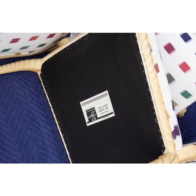 Wood Rope Frame Dining Chairs Custom Made for Holland Salley, S/2 For Sale - Image 7 of 12