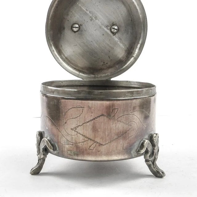 Art Deco Hungarian Sugar Bowl from Sandrik, 1890s For Sale - Image 5 of 13