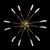 Stilnovo Mid-Century Polished Brass & Green Enamel 12 Light Chandelier by Stilnovo For Sale - Image 4 of 18