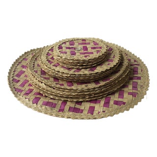 Porcelain China Wicker Plate Separators For Sale