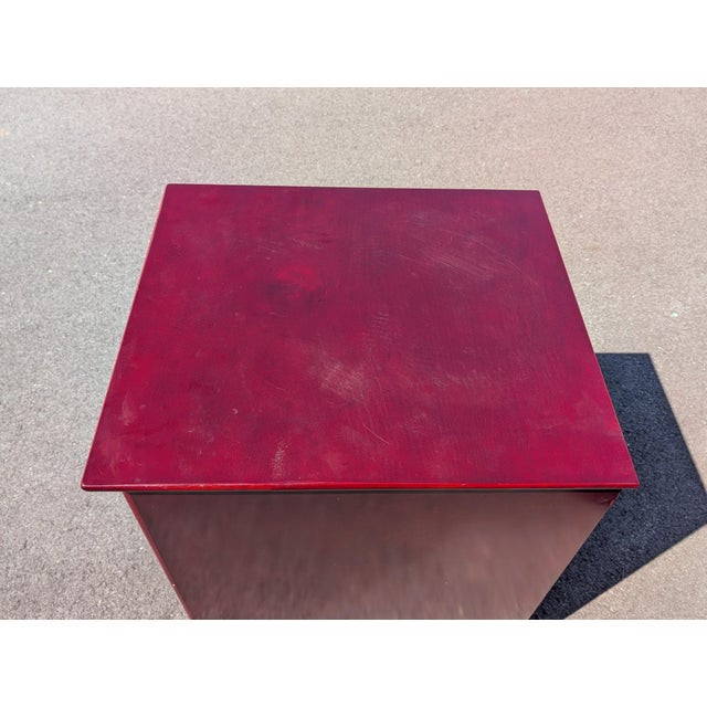 This file cabinet offers the perfect blend of style and practicality. Featuring a rich reddish-brown tone complemented by...