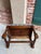 Antique English Oak Bench Upholstered Window Seat Jacobean Revival C1920 For Sale - Image 12 of 18