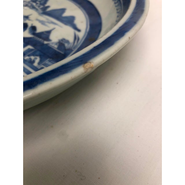 Antique 1790-1800 Chinese Canton Pie Plate | Chairish
