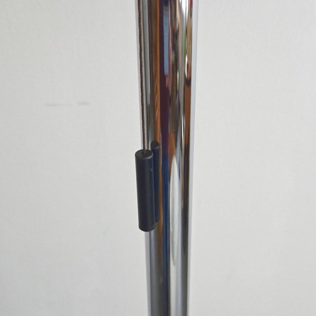 Metal Vintage Floor Lamp in Chrome Steel by Swisslamps-International, 1970s For Sale - Image 7 of 14