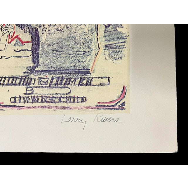 Larry Rivers 1980 Signed Artist Proof Camel Cig Pop Art Lithograph Print For Sale - Image 4 of 5