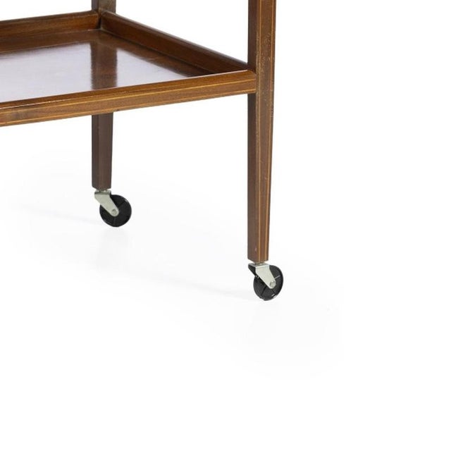 20th Century Tea Cart in Mahogany For Sale - Image 5 of 6
