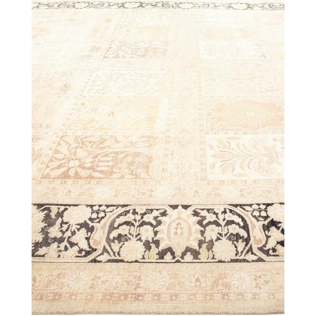 Mogul Collection Hand-Knotted Area Rug - Ivory 9' 3" x 11' 10" For Sale - Image 4 of 9